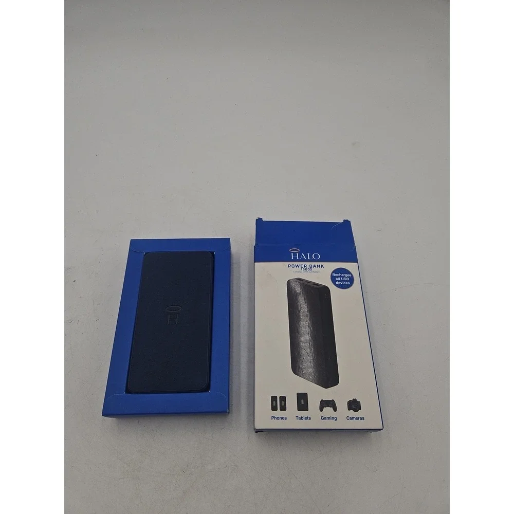HALO Power Bank 15000 mAh Batterie ALL UBS Phones Gaming Cameras Devices
